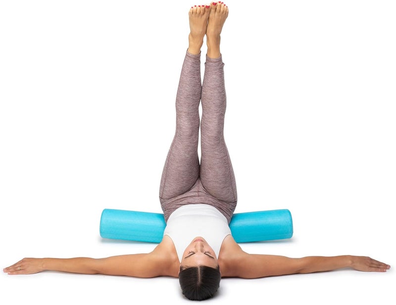 OPTP PRO-Roller Super Soft Density Foam Roller 36 in - Light Blue Low Density Foam Roller for Exercise, Gentle Massage, and Physical Therapy 36" x 6" Round - Image 5